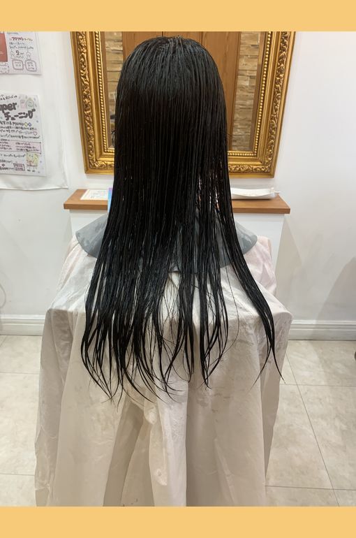 ヘアドネーションする前の写真