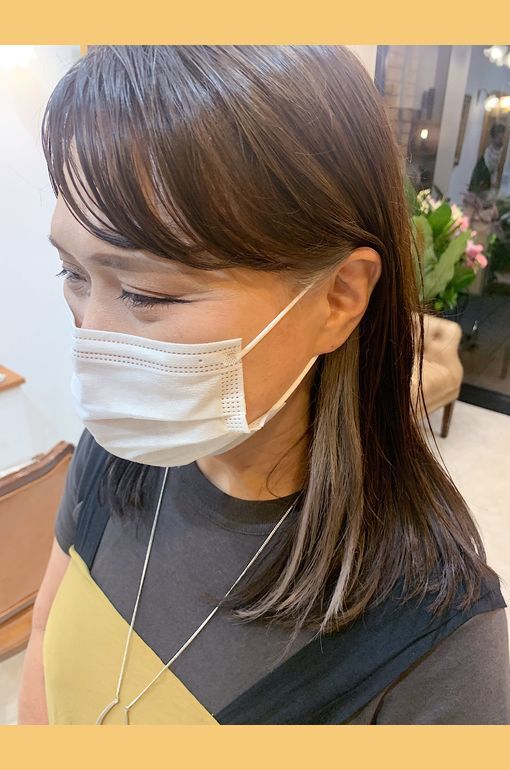 インナーカラーの写真