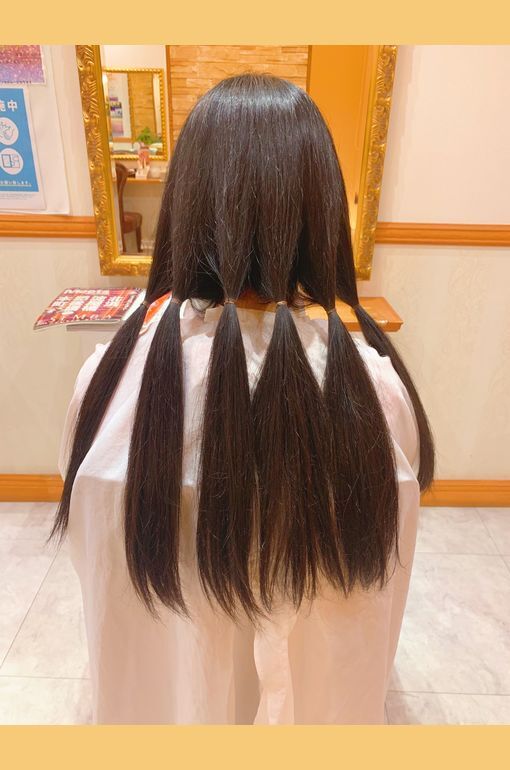 ヘアドネーション写真