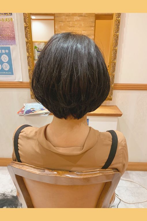 ヘアドネーション後の写真