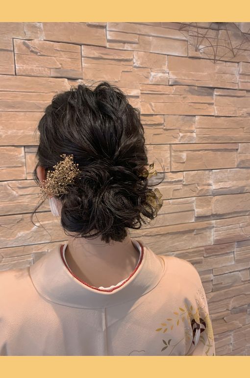 ヘアセット写真